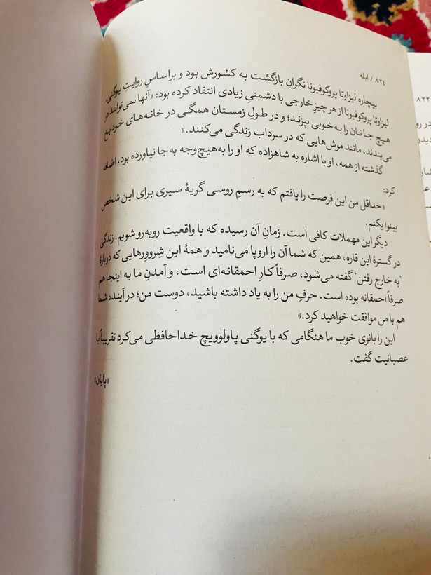 کتاب ابله / فئودور داستایفسکی ( شاهکاری با اهمیت ) ترجمه رضا ستوده انتشارات نگاه گالینگور با کاغذ بالک سوئدی
