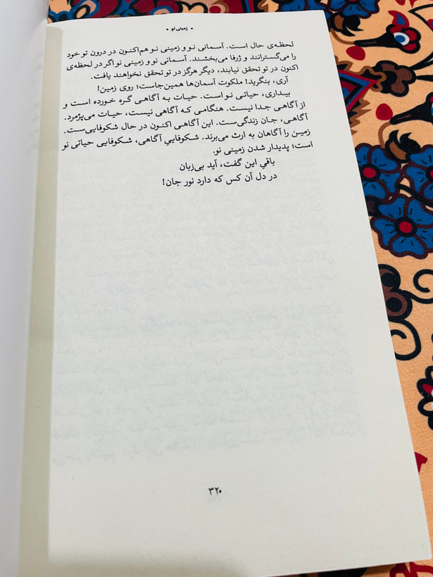 کتاب زمینی نو (ندای بیدار باش برای تمام سیاره)/ اکهارت توله و ترجمه مسیحا برزگر ، انتشارات خانه معنا با کاغذ بالک
